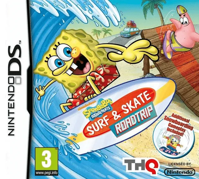 SpongeBob's Surf & Skate - Roadtrip (USA) (En,Fr,Es)